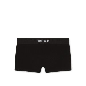 Dámské Kalhoty Tom Ford Modal Signature Boxers Černé | 204873-TAG