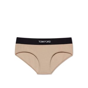 Dámské Kalhoty Tom Ford Modal Signature Boy Shorts Růžové Béžový | 746518-WBC