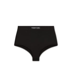 Dámské Kalhoty Tom Ford Modal Signature Briefs Černé | 948125-CBZ