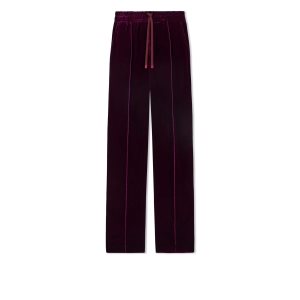 Dámské Kalhoty Tom Ford Viscose Velvet Tailored Joggers Královská Modrá Fialové | 638417-RHF