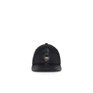 Dámské Klobouky Tom Ford Læder Tf Baseball Černé | 906742-PYI