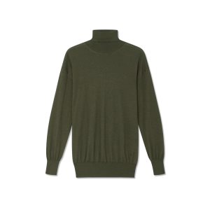 Dámské Knitwear Tom Ford Fine Cashmere Silk Turtleneck Zelene | 378640-UOJ