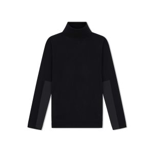 Dámské Knitwear Tom Ford Fine Cashmere Silk & Silk Turtleneck Černé | 706381-WNO