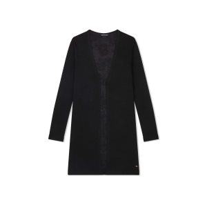 Dámské Knitwear Tom Ford Slinky Viscose Long Cardigan Černé | 893452-UYS