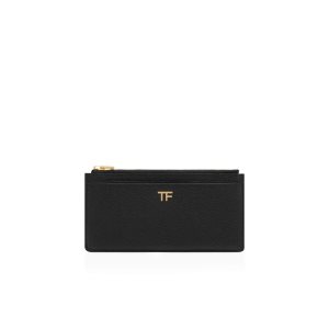 Dámské Malé Peněženky Tom Ford Læder Multifunctional Wallet Černé | 780563-BCQ