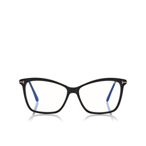 Dámské Optický Tom Ford Blue Block Cat Eye Černé | 460795-OMB