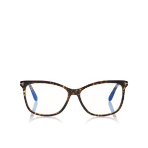 Dámské Optický Tom Ford Blue Block Cat Eye Magnetic Tyrkysové | 681275-ITS