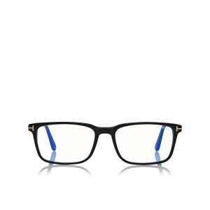 Dámské Optický Tom Ford Blue Block Rectangular Černé | 750349-YVQ