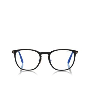Dámské Optický Tom Ford Blue Block Round Shape Černé | 319687-CKV