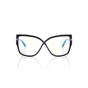 Dámské Optický Tom Ford Blue Block Rounded Butterfly Černé | 849713-ZJR