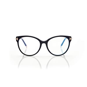 Dámské Optický Tom Ford Blue Block Soft Cat Eye Černé | 604293-LUH
