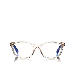 Dámské Optický Tom Ford Blue Block Soft Square Růžové Bílé | 867940-KNZ