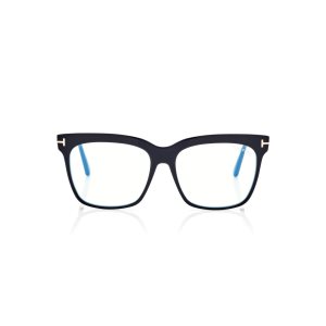 Dámské Optický Tom Ford Blue Block Square Černé | 028953-UHI