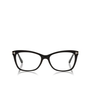 Dámské Optický Tom Ford Slight Rounded Square Frame Černé | 370619-CSB