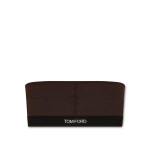 Dámské Podprsenky Tom Ford Modal Signature Bandeau Tmavě Čokolády | 085794-XWO