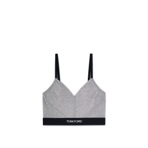 Dámské Podprsenky Tom Ford Modal Signature Top Šedé | 827351-NKB