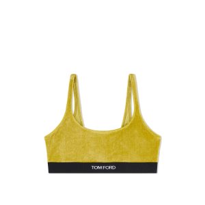 Dámské Podprsenky Tom Ford Stretch Velvetlette Charteuse Citrine | 143298-SFR