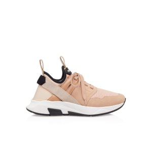 Dámské Tenisky Tom Ford Nylon Mesh Jago Low Tops Béžový | 983560-DCH