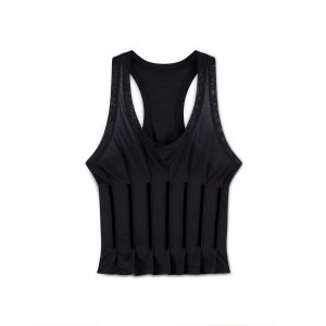 Dámské Topy Tom Ford Silk Jersey Corset Tank Černé | 971654-TFN