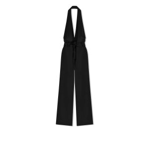 Dámské Šaty Tom Ford Fluid Double-faced Satin Jumpsuit Černé | 963724-MNU