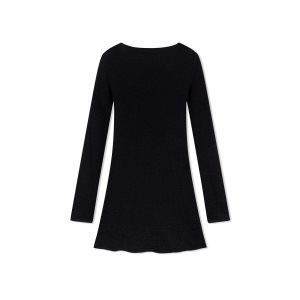 Dámské Šaty Tom Ford Shiny Rafia Backless Mini With Removable Chains Černé | 123685-MOY