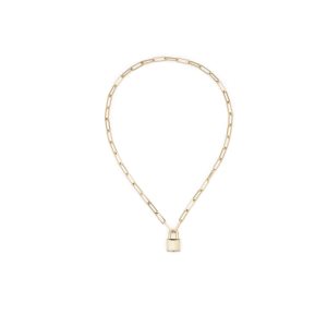 Dámské Šperky Tom Ford Chain Padlock Pendant Zlaté | 860531-VHN